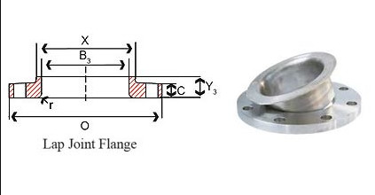 DN15 - DN2000 SCH80 Lap Joint Flange , 1/2" - 80" Forged Alloy Steel Flanges