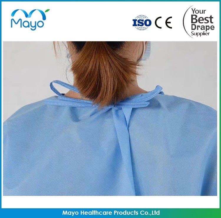 level 2/3 pe cpe hospital ppe medical disposable protective surgical isolation gowns