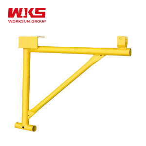 Buy cheap Yellow Scaffolding Accessory Customized Side Brackets For Scaffold product