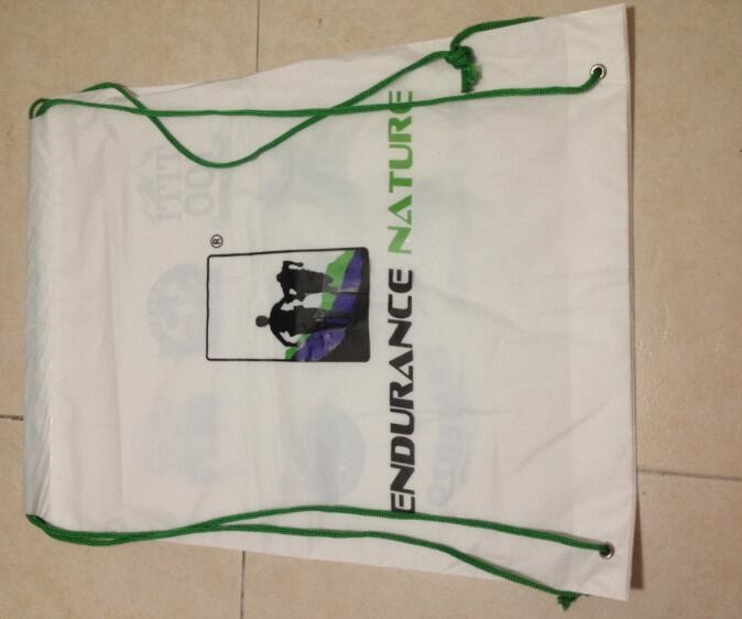 Biodegradable 22" X 28" Nylon Laundry Bags Two Shoulder Straps For Easy Backpack Carrying With bagplastics bagease packa