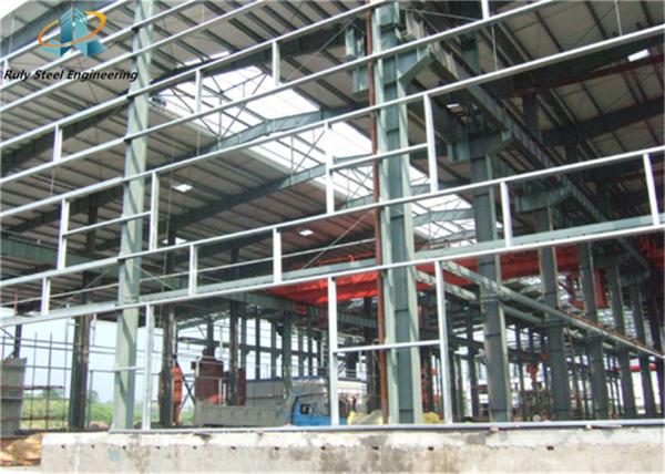 Industrial Factory Building Construction Prefabricated Steel Frame Plant and