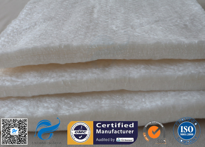 25mm 1100℃ High Silica Fiberglass Mat For Industrial Heat Insulation