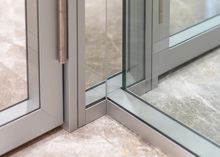 60mm Aluminum framed frameless single and double glass partition wall available Modern Workspaces