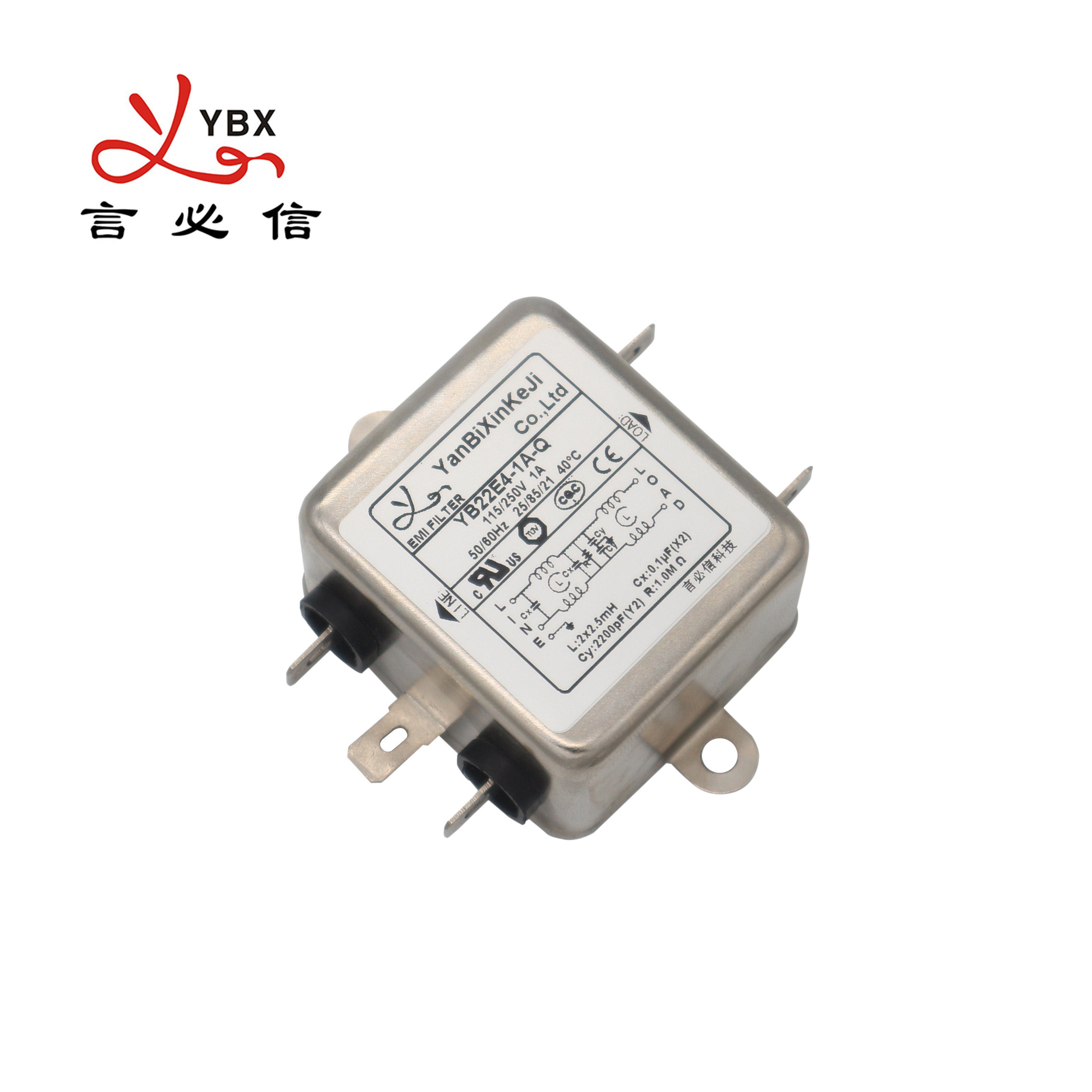 Single Stage EMC EMI Filters General Purpose Single Phase Low Current