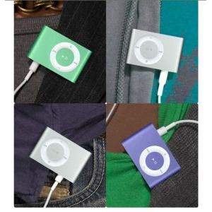 Colorful Mini Clip Memory Card Mp3 Player with Lithium Battery BT-P001
