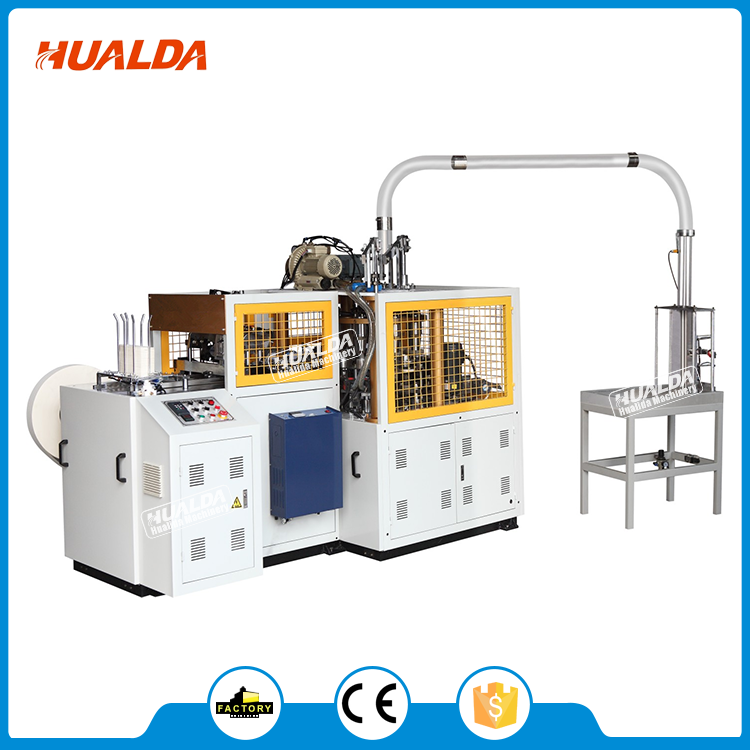 Disposable double layer PE coated paper cup forming machine
