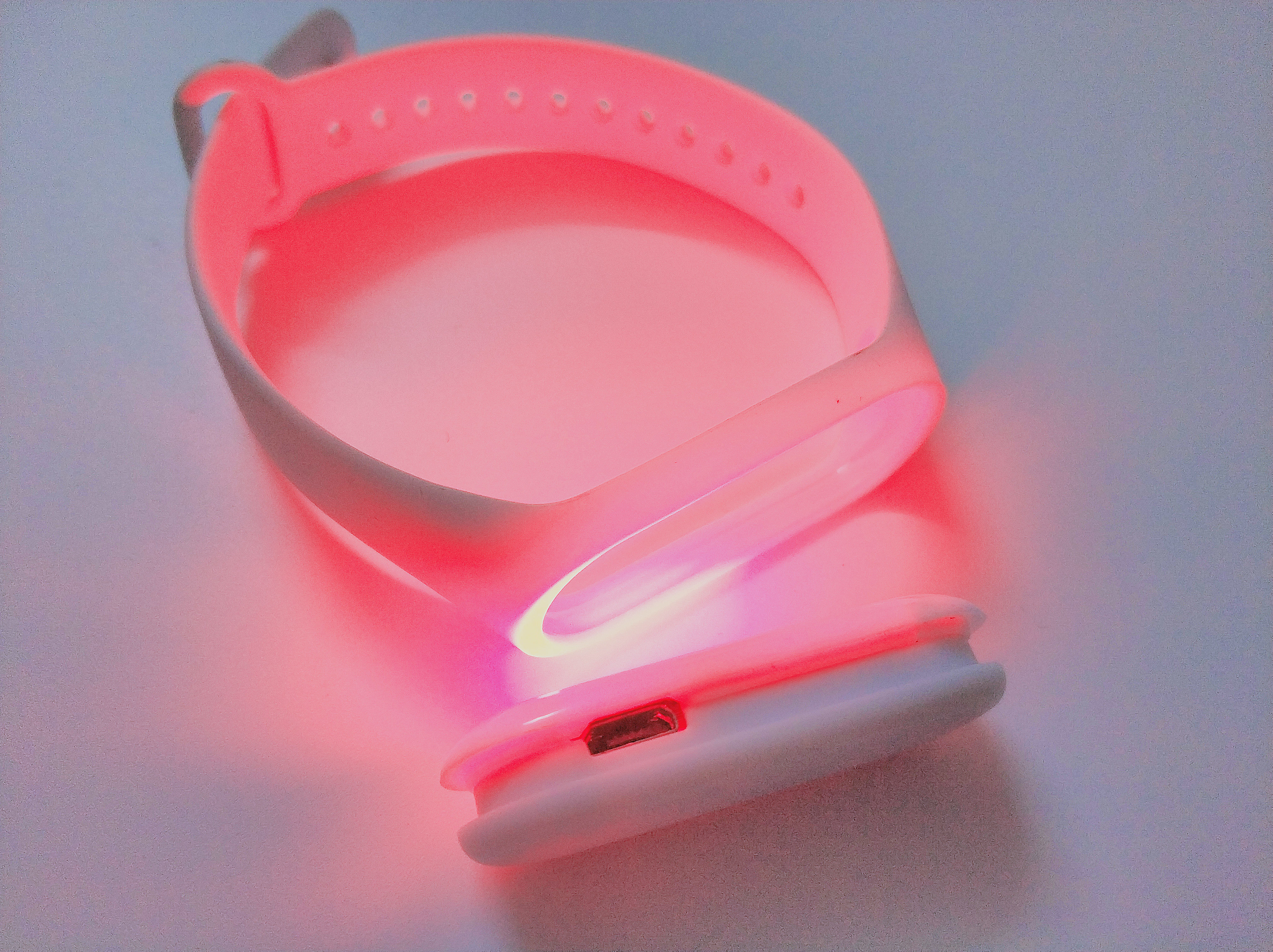 wholesale LED Safety Bracelet For Running At Night LED Gift Band rechargeable with usb cable Fully adjustable
