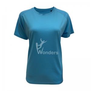 Buy cheap Quick Dry Womens Round Neck Tees Running Short Sleeve T-Shirt OEM product