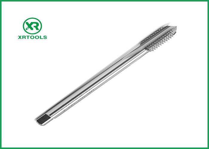 High Speed Steel Straight Flute Tap , DIN 376 Flat Bottom Tap For Drilling Machine