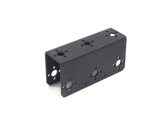 U Beam Robot Servo Motor Mounting Bracket 2mm Hard Aluminum Plate