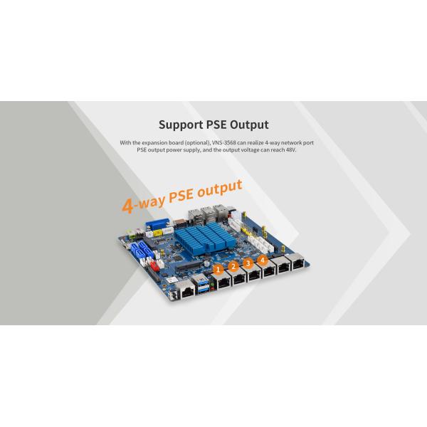VNS-3568 Smart Multi-network Ports Mainboard RJ116 cash drawer interface 1Tops Computing power