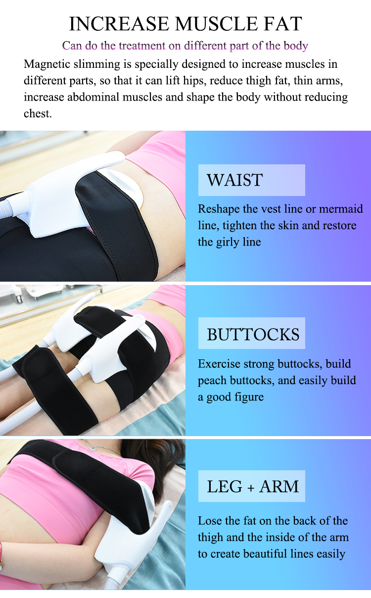 Portable Ems Machine Magnetic Ems Muscle Stimulator slimming Body shaping Machine