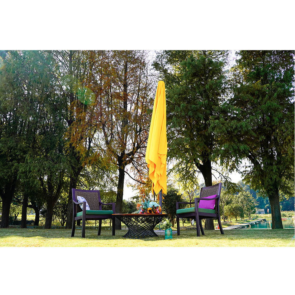 Patio Umbrella, Yard Umbrella Push Button Tilt Crank, Terrace Garden Restaurant Patio Parasol Outdoor Umbrella
