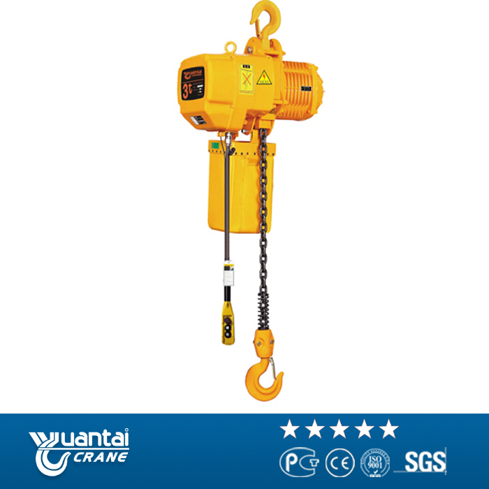 Yuantai heavy duty trolley traveling chain block
