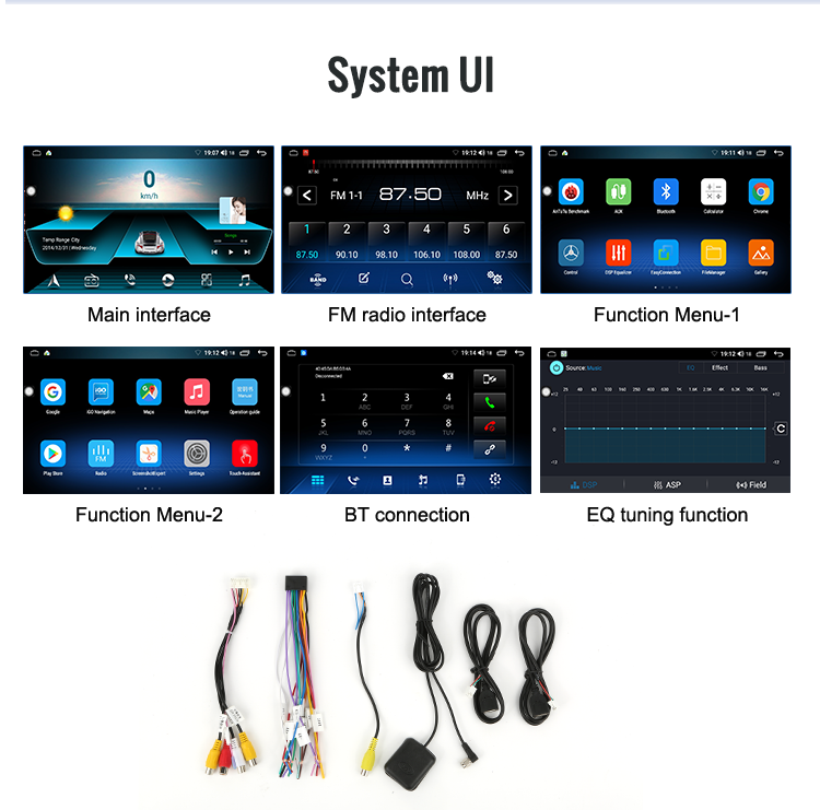 9inch 2din Android 10 System Capacitive Screen Full Touch Screen Car radio For Toyota Hilux RHD 2016-2018 Car Player