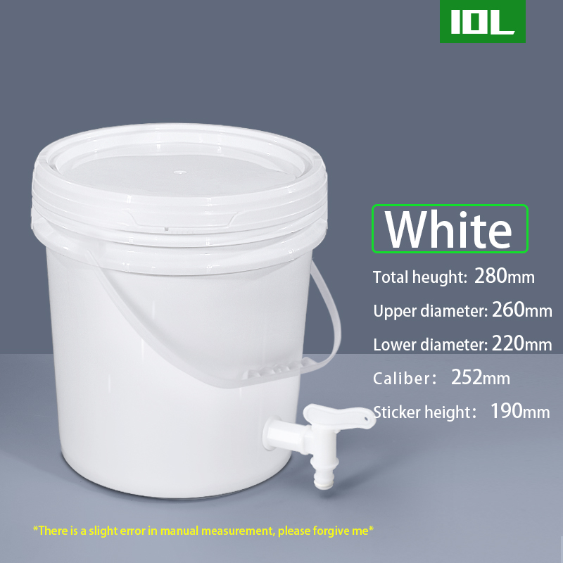 Food Grade Drink Dispenser 5 Gallon Plastic Bucket With Handle And Lids Customrized Logo