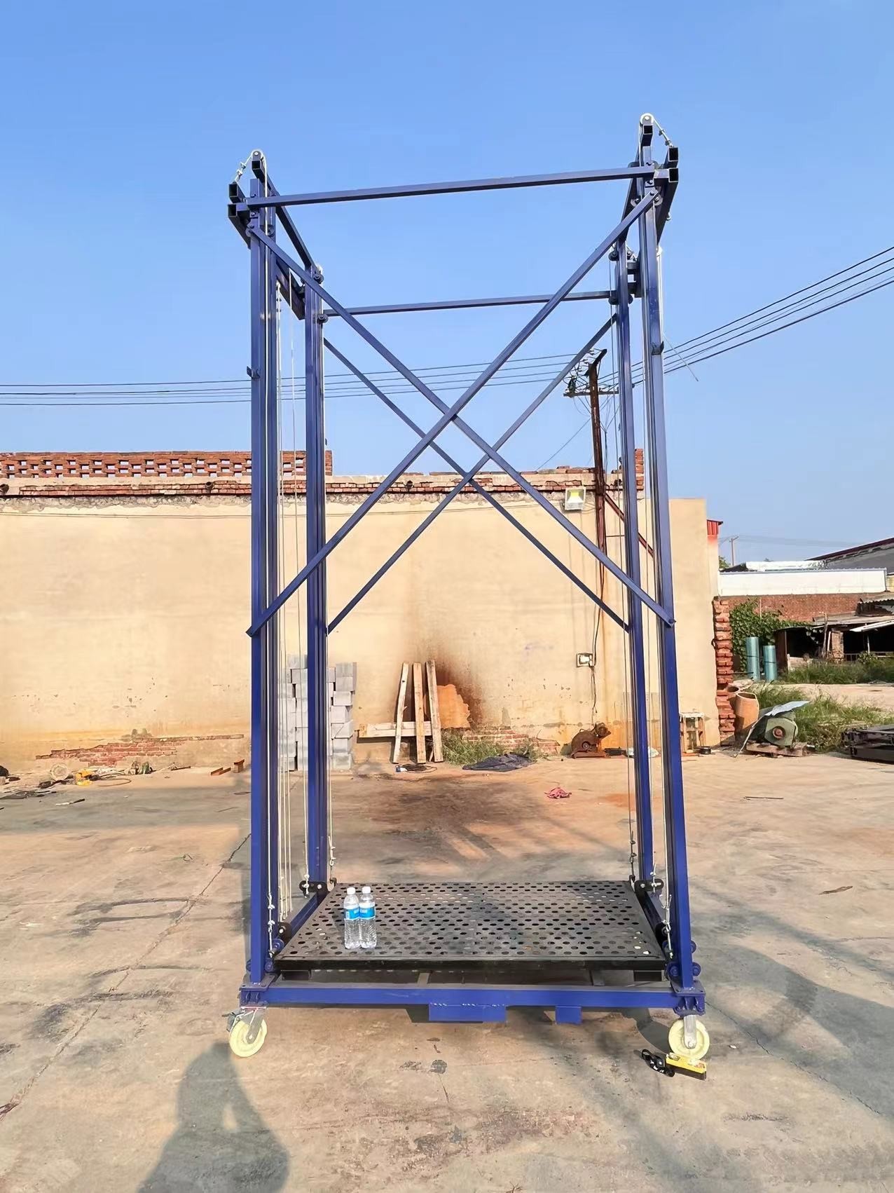 Decoration Remote Control Scaffold Hoist Platform 8m