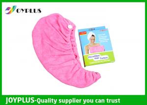 China Various Colors Hair Drying Towel Wrap , Quick Dry Hair Towels 250GSMg on sale