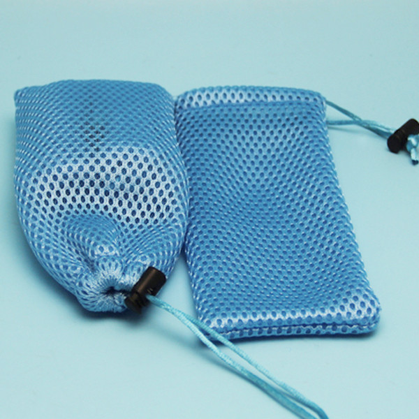 Custom Protection Sandwich Mesh Fabrics Zipper Pouch Bags For Laundry with Customized Tag
