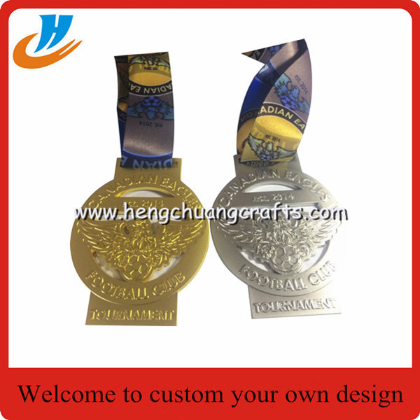 Custom die cast medals with gold silver copper plated medals