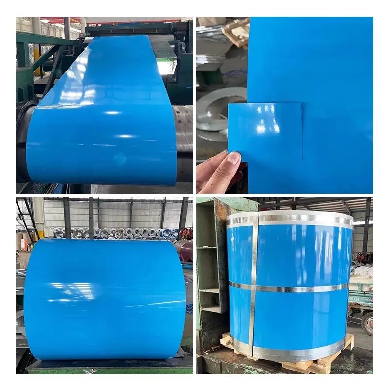 Anti Scratch Bending PPGI Steel 0.12mm SGCH Color Coated Sheet Coil For Durability