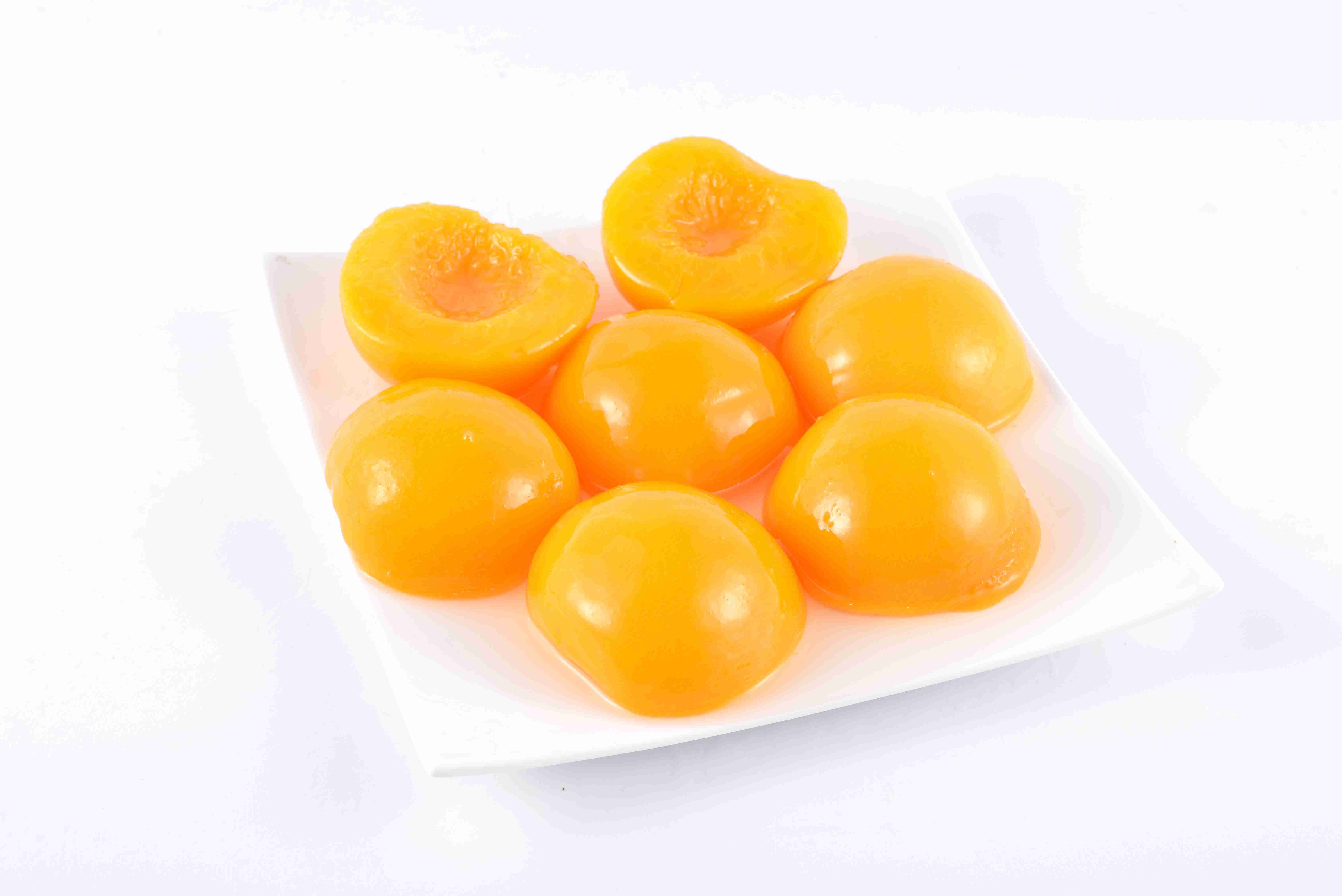 Eliminate Dark Spots Canned Yellow Peach Halves Thick Flesh Without Seed