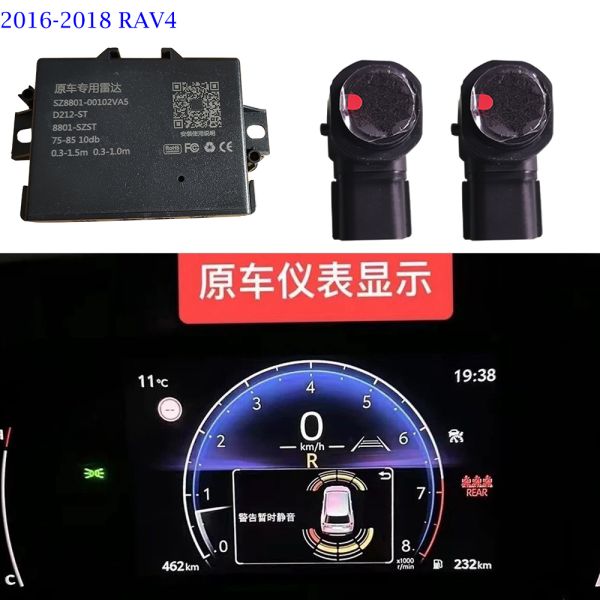 Ultrasonic Front And Rear Reverse Parking Parking Assist Camera And Sensor For Toyota
