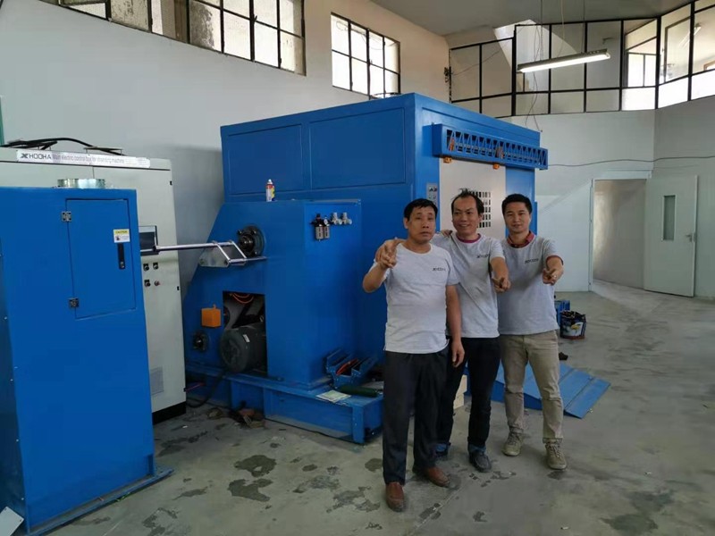 Single Twist Machine For Multiple Power Cable With PLC Electric Control System