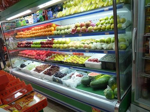 Copeland R404a Drink Open Display Chiller With 1.5m / 2m / 2.5m Length