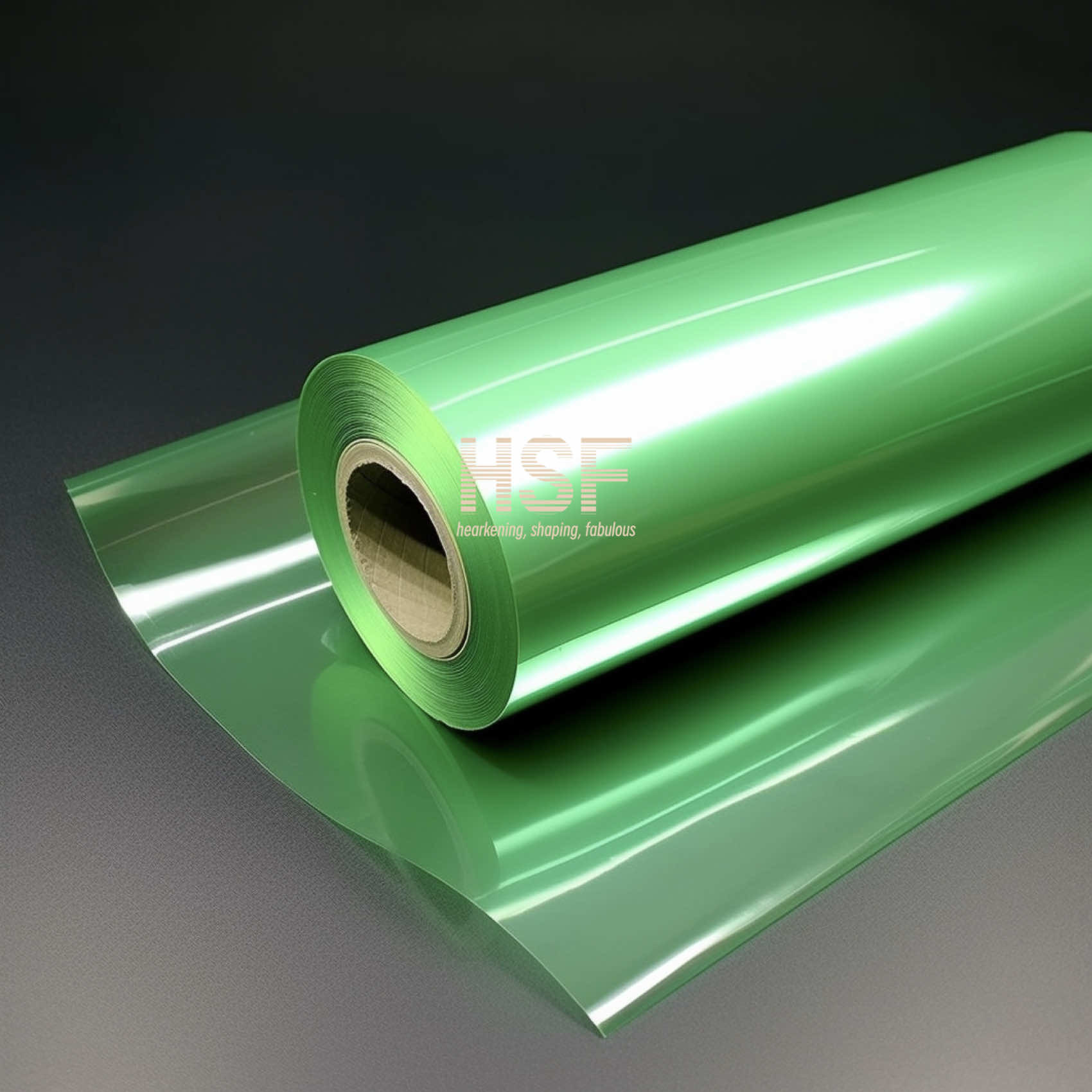 50um Green PET Non Silicone Release Film Used As Release Liner
