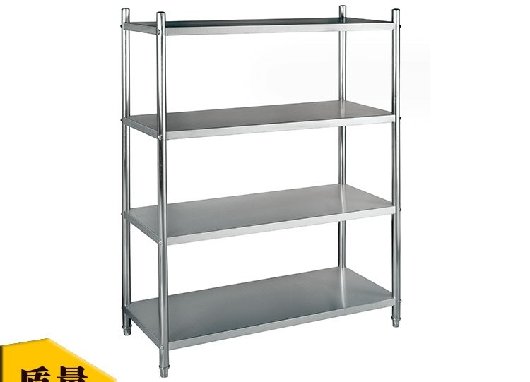 Stainless Steel 4-Layer Shelf for Storage All Flat Holding Panel 1800*500mm