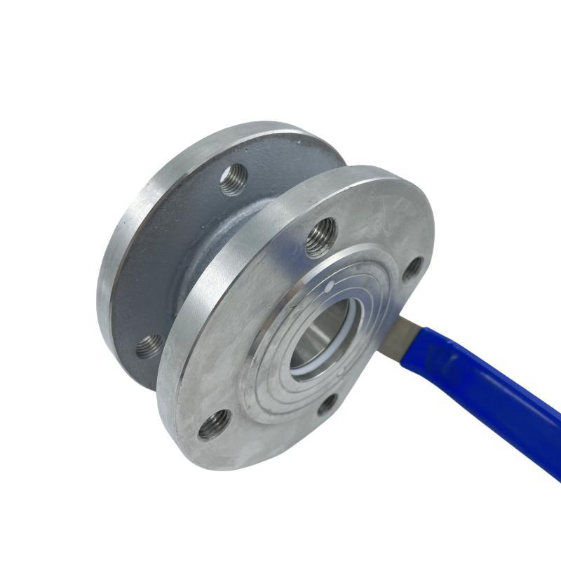 1&prime;/2-4&prime; Flange Thin-Type 304 Stainless Steel Two Pieces Ball Valves