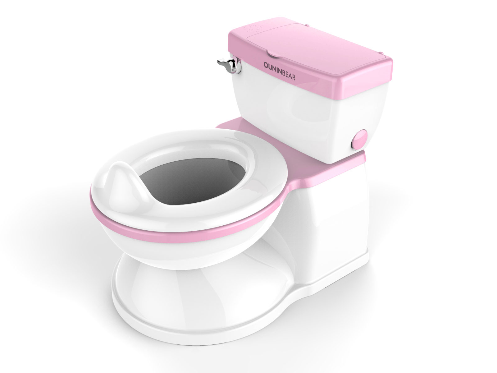 Printed Plastic Baby Potty Chair For Supermarkets All Season Bathroom Training Seat With Adorable Design