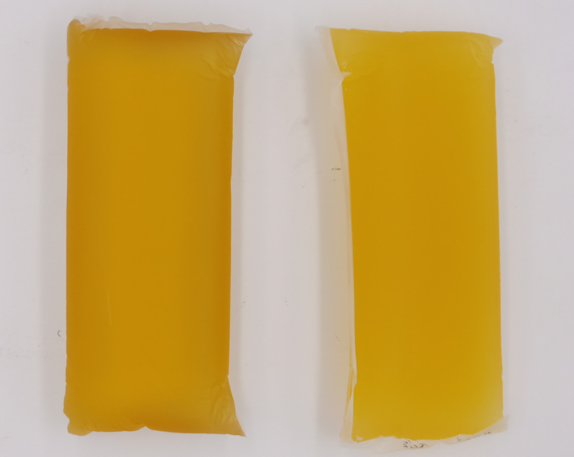 Yellow Transparent Solid Hot Melt Adhesive For Hygienic Products Baby Diapers