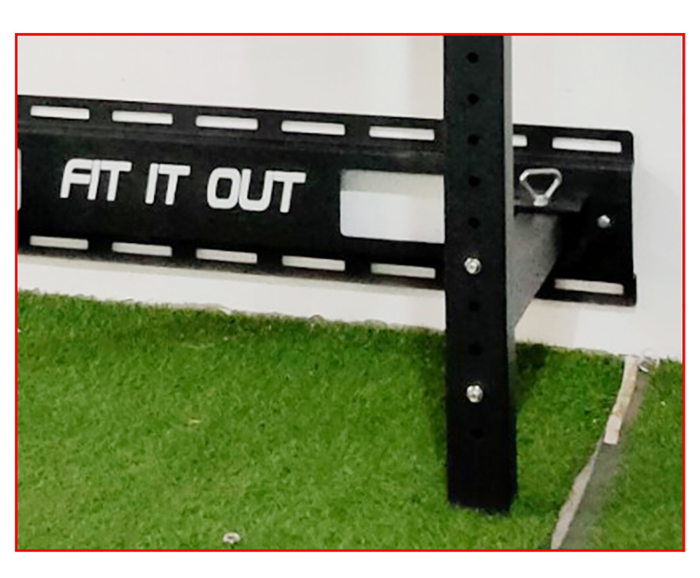 Commercial Gym Fitness Equipment and Home Strength Machine Wall Mounted Squat Rack