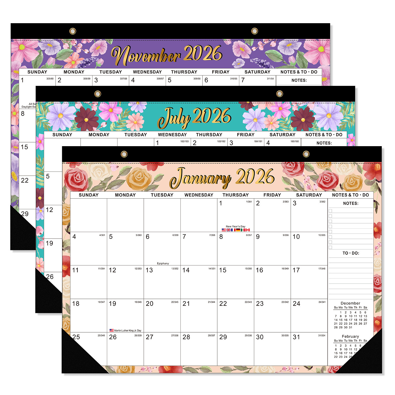 Customizable Custom Wall Calendar Quantity 1 Calendar Retangle Shape