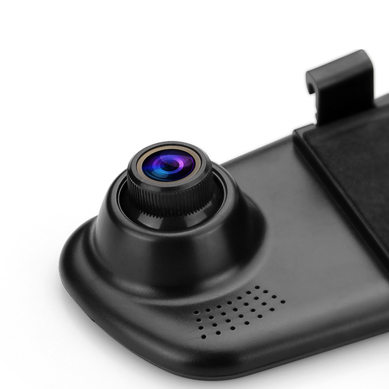 4.3" TFT LCD Screen 2 in 1 Parking Sensor DVR Mirror Colorfully display the directions of barrier with beeper buzz.