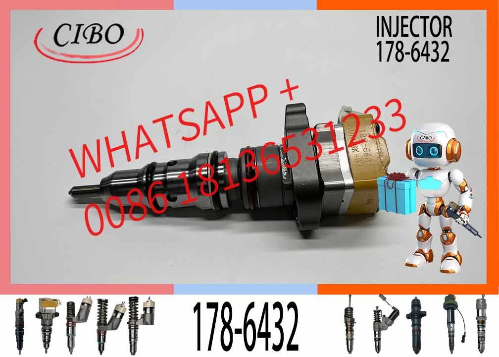 Diesel Engine Fuel Injector Excavator Accessories Diesel Motor Parts 178-0199 1780199 for 3126B 3126E 322C 322C