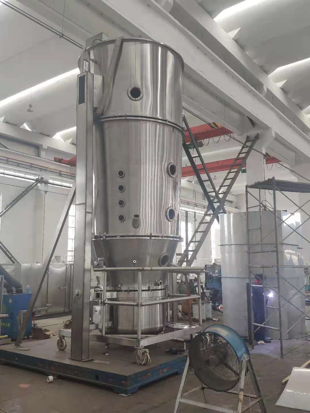 5Kg/Batch 15Kg/Batch Fluid Bed Dryer Granulator Laboratory Fluid Bed Dryer ISO9001