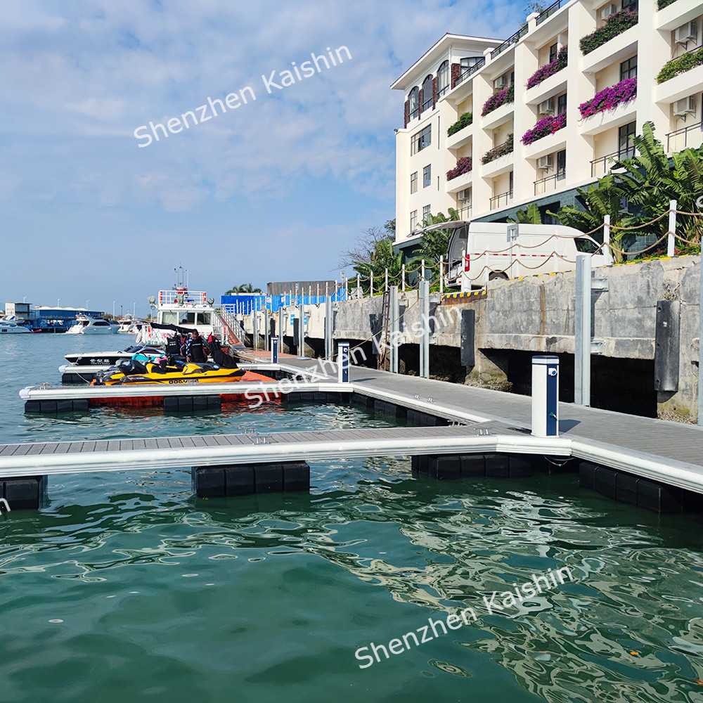 6061 T6 Aluminum Floating Pontoon With PE Floats Aluminum Floating Docks Floating Boat Docks