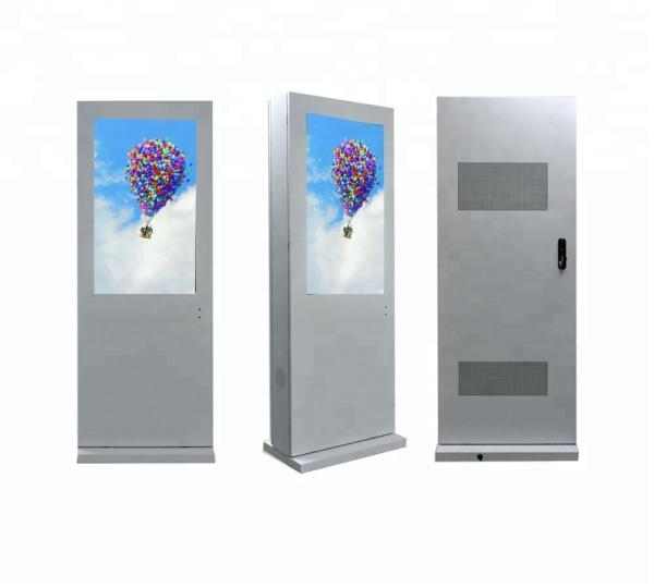 Stainless Steel Outdoor Digital Advertising Screens 178 Viewing Angle Weatherpro