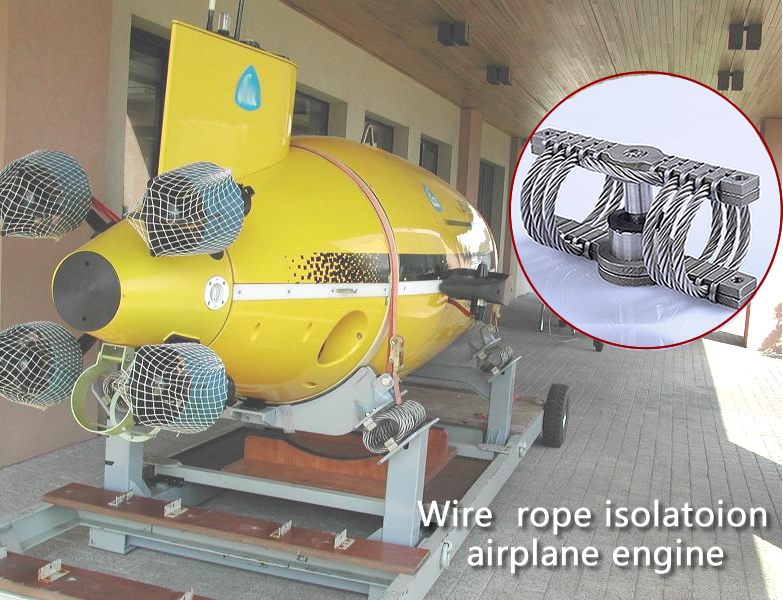 vibration isolatoion of airplane engine