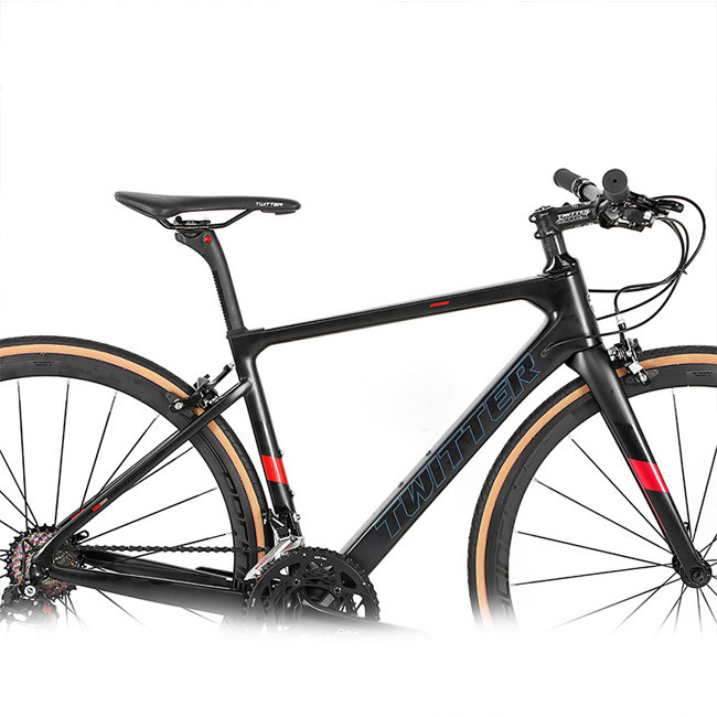 SRAM S700 22S Carbon Fiber Hybrid Bike 54cm Frame For Men And Women