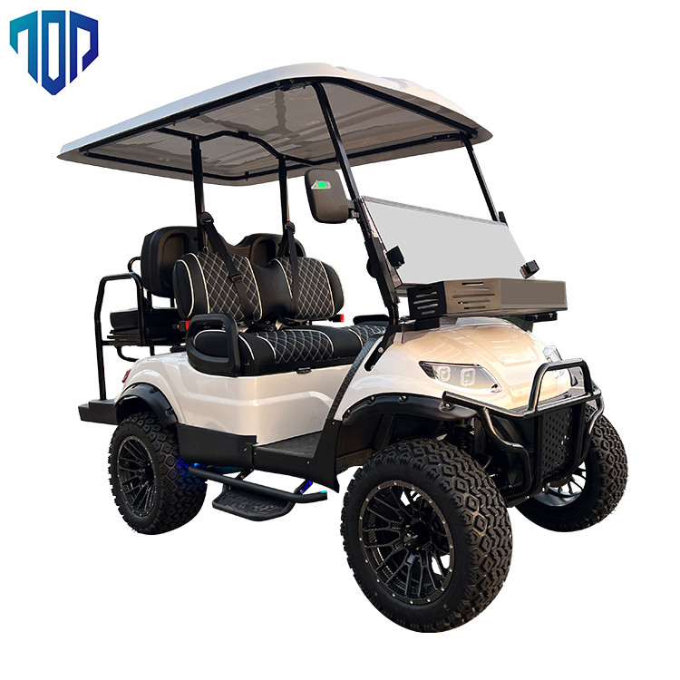 72 V 4 Passenger ESP 4 Wheel Electric Drive Motorized Street Legal Golf Cart