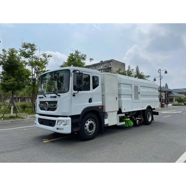 Pure Electric Road Sweeping Vacuum Automatic Dumping Floor Sweeper Truck for Road Floor Maintenance