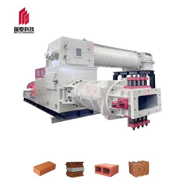 High Perforation Brick Making Machinery VP65 Brick Extrusion Machine Vacuum Extruder