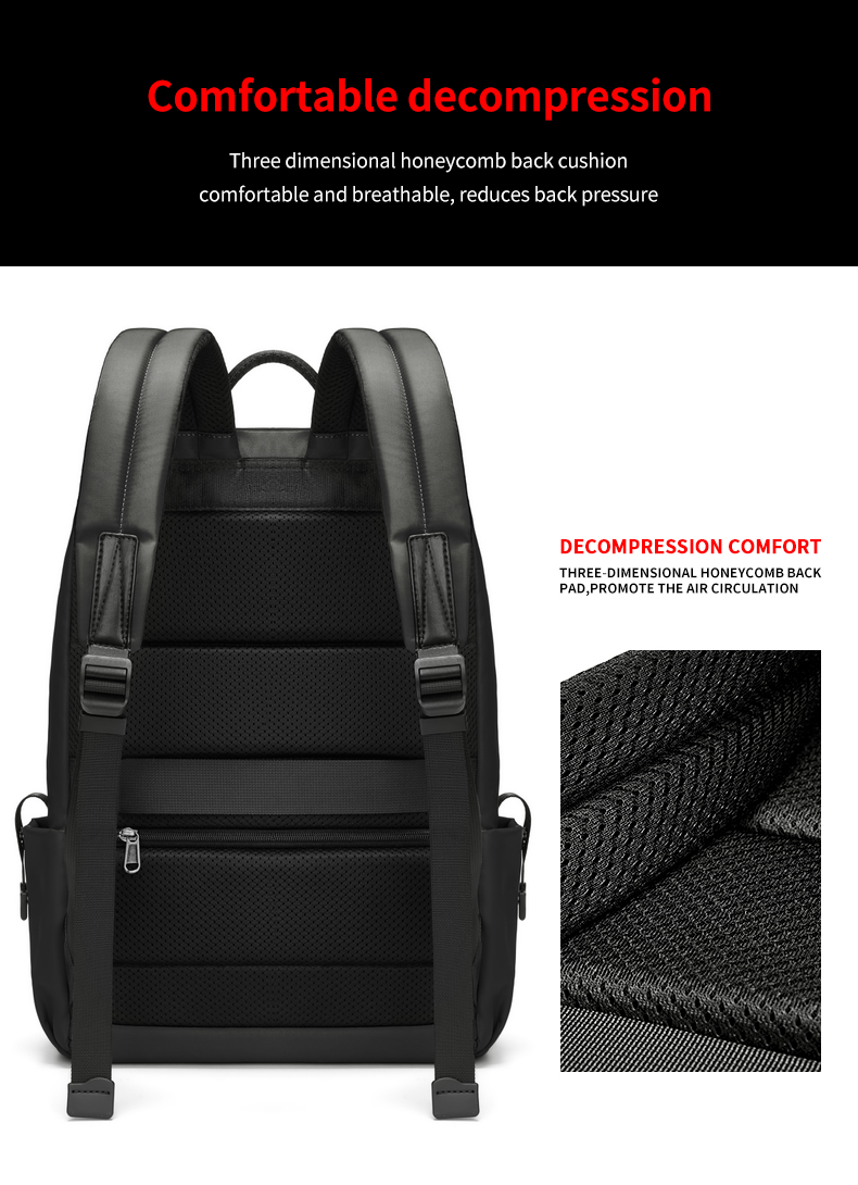 MingLu Wholesale Fashion Lightweight back pack College Commute mochila de hombre school bags men travel laptop backpack