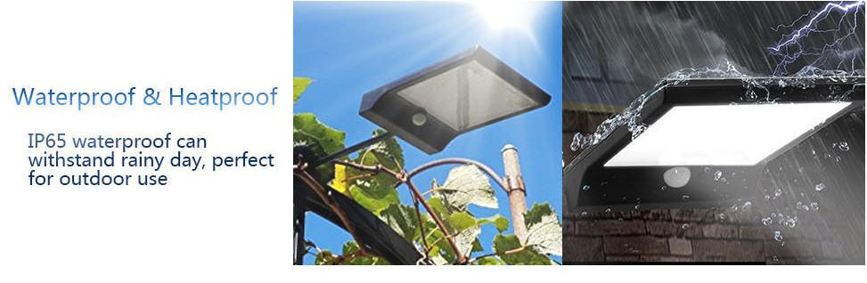 36 LED outdoor solar light motion sensor solar garden wall mounted outdoor security light Waterproof Security Pati Light