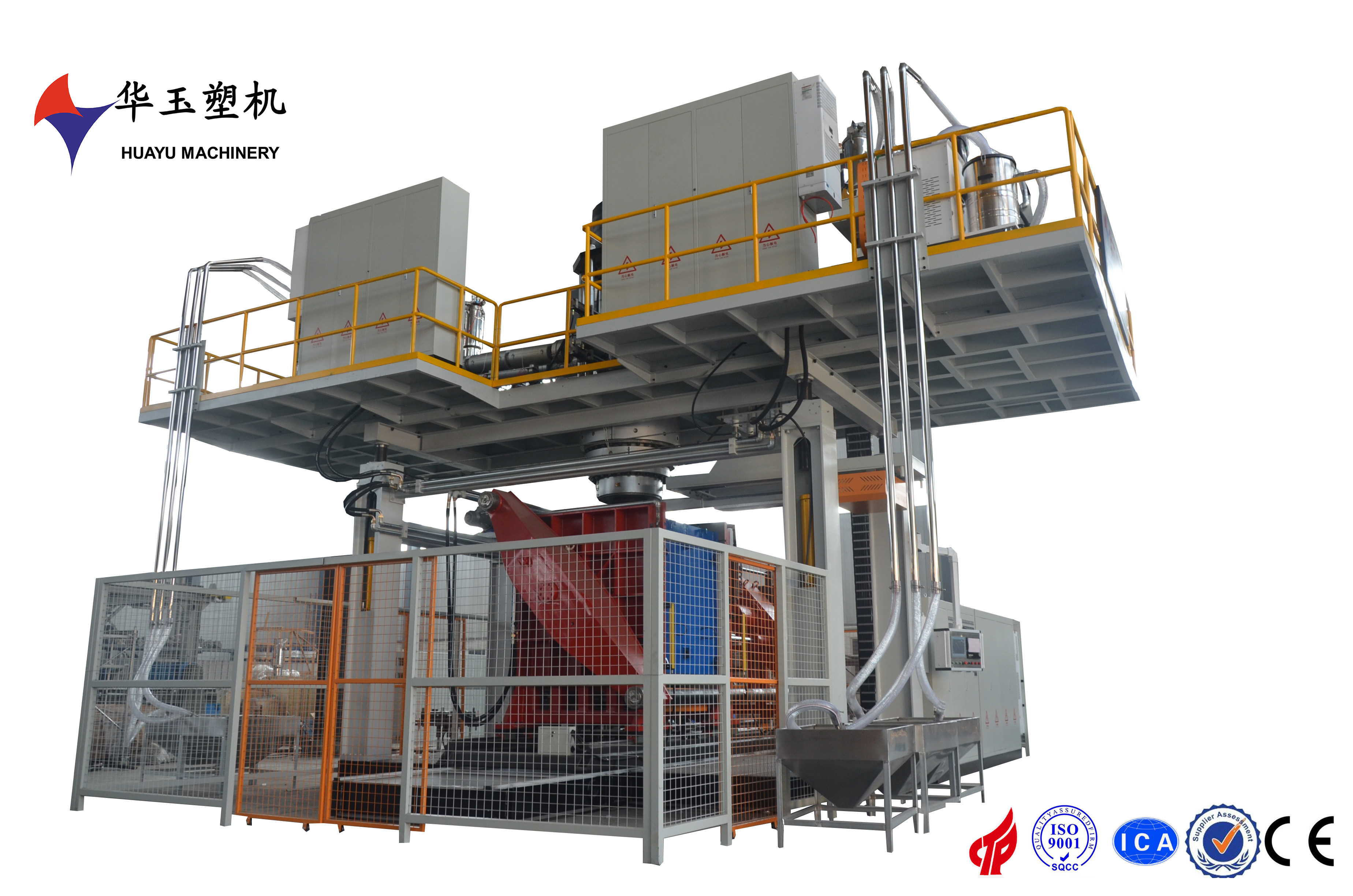 Efficiency with Hua Yu 3000L 6 Layers Water Tank Blow Moulding Machine for HDPE Material