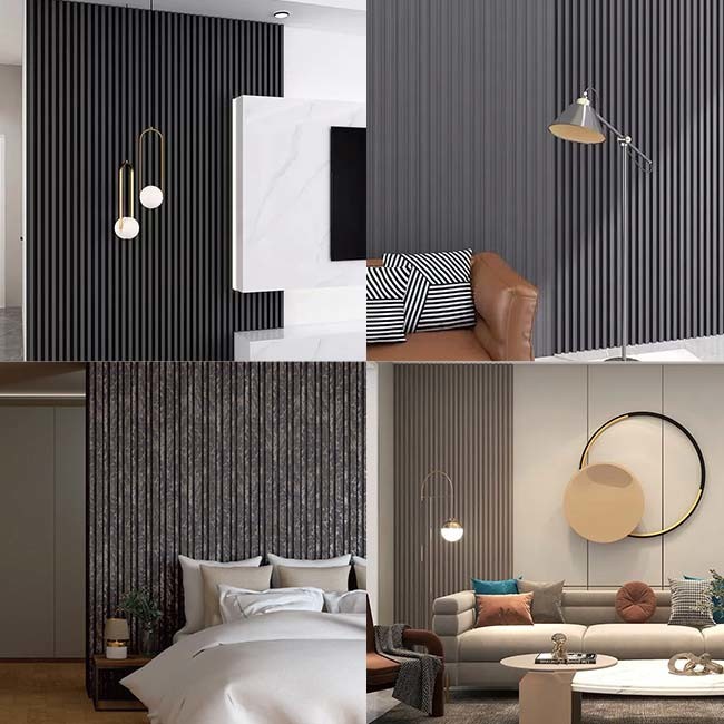 Waterproof Luxury Concrete Interior PS Polystyrene Wall Panel 120x12x2900